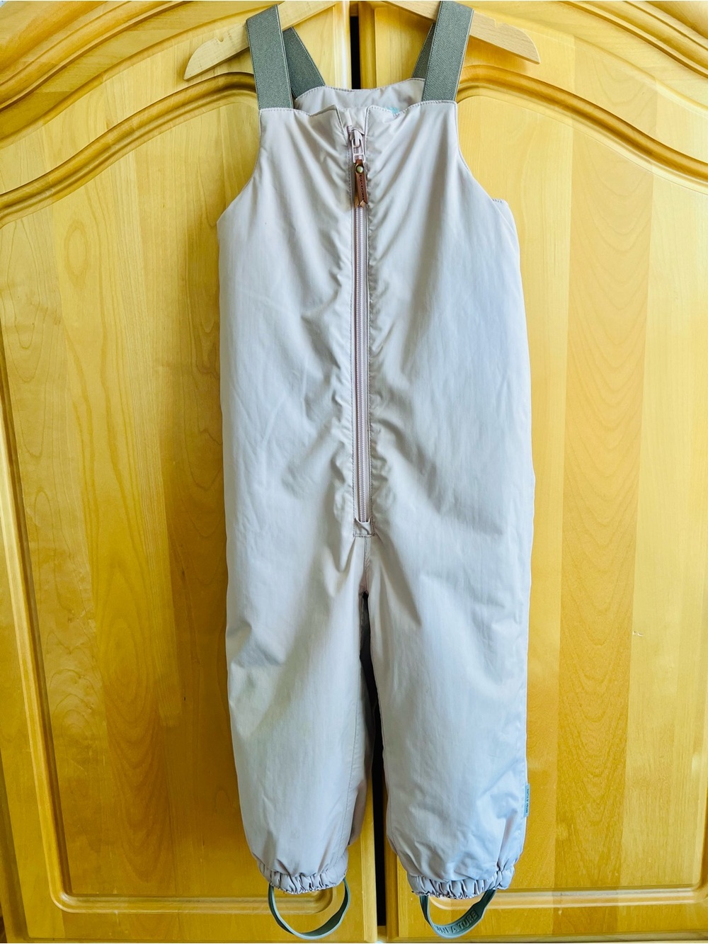 Mini a Ture Walenty snow pants / snowsuit in light pink adobe rose, size 2T